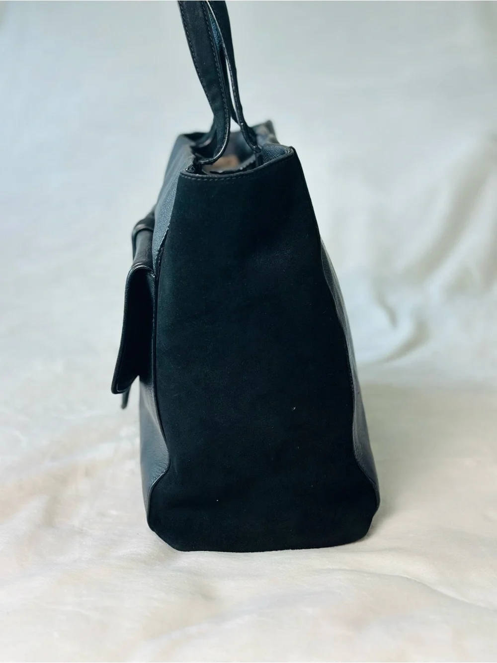 Kate Spade Hunts Place Roselyn Leather and Suede Tote Bag